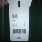 A loves A  26 High Rise Ankle Skinny Cotton Pocketed Army Green Pants Photo 10