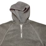 Topshop New  Borg 1/4 Zip Hoodie Sweatshirt Sherpa Fleece Oversized Women's 4-6 Photo 4