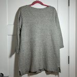Lands' End Large cotton dress grey polka dot Photo 3