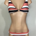 Seafolly New. Milea by  stripe bikini. Medium. Retails $169 Photo 0
