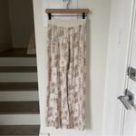 Selkie All Day Sweatpants in Floral Print White Size XS Photo 4