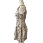 ZARA Sleeveless Lace Dress, Beaded‎ Collar, Party Cocktail, Special Occasion Photo 2