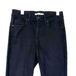 Levi's Levi’s Jeans Classic Mid Rise Skinny Ankle Black Stretch Women’s Size 6S Short Photo 2