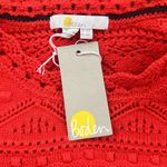 NWT Boden Claudia Knit sweater chunky crochet bobble mini dress orange red fall Size 6 Photo 5