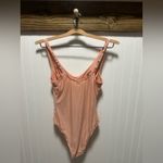 We are HAH x Free People NWT Eyes on Top Bustier Bodysuit in Copper Rose Sz M Pink Size M Photo 1