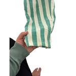 Marine layer  Eloise Romper Green Lake/White Stripe Small Lightweight Comfort Photo 3