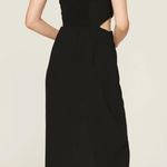Amanda Uprichard Black Strapless Kloss Cutout Slit Gala Party Gown Maxi Dress S Photo 3