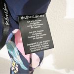 For Love & Lemons  Penny Blouse in Navy Floral Long Sleeve Top Revolve Medium Photo 5