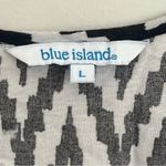Blue Island Women’s  Black & White Patterned Swimsuit Cover Up Size Large Photo 3