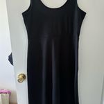 Open Edit  Midi black tank dress Photo 1