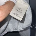 No Comment  White Pullover Button Front Elastic Waist Long Tab Sleeves XL NWT Photo 10