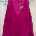 THEIA Fuchsia Smooth Mermaid Gown Size 4 US $795 Photo 4