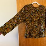 Buttons Vintage Tess Womens Jewels Print Shirt Top Blouse Retro  Down Back Size 6 Photo 1