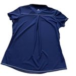 Adidas 56-40 Blue Climacool Shirt Women Top Size Large Photo 3