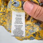 BeachLunchLounge  Floral Peasant Cottage Top Blouse Baby Doll Pleated Ruffle Smal Photo 7