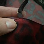 ANINE BING women’s red leopard print silk lace trim cami, size medium Photo 8