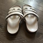 Tory Burch NEW  Ines Sandal White Leather 6 Photo 3