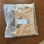 Tractr Camel Tan Khaki Mona High Rise Slim Ankle Fray Jeans 00/24 Photo 4