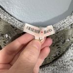 Charmed Hearts  Women's Gray/Olive Green Y2K Grunge Hooded Tank Top - Size Large Photo 3