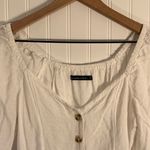 Abercrombie & Fitch White Button-Down Blouse Long Sleeve Women’s Size Small Photo 1