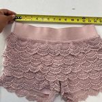Wet Seal  Pink Crochet Lace Shorts – Size M Photo 2