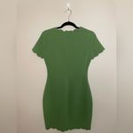 Likely Scalloped Hem Mini Dress, Green, Size 4, EUC Photo 3