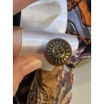 Farm Rio Sweet Mermaids Paisley Satin Shirt Midi Dress Multi Color Size Small Photo 12