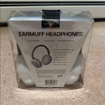 Bytech White Snowflake Earmuff Headphones Photo 2