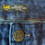 Lee  Blue Straight Mid-Rise Denim Jeans Size 16 long Photo 2