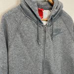 Nike Heather Gray zip Up Jacket | Size Medium Photo 1