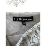 For Love & Lemons - Lyla Lace Overlay Top and Mini Skirt in Gray Photo 1