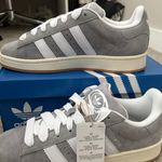 Adidas Women's size 5/Men's size 4 (UK 3.5)  Campus 00s gray white gum Photo 2