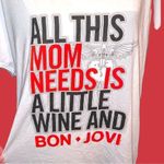Bella Canvas Nwot! Super cute T-shirt for Bon Jovi lovers !! Photo 3