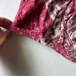 Show Me Your Mumu  Lima off to shoulder top size small raspberry pink red white Photo 7