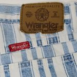 Wrangler Vintage 80s Striped Denim Shorts Photo 5