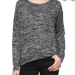 Rag and Bone Jean Camden Long Sleeve Knit Top Tee Heathered Black Size XS Photo 0