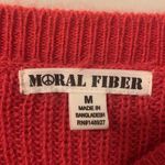 Moral Fiber RED SWEATER Photo 2