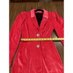 River Island  Pink Velvet Blazer tux Mini Dress Long Sleeve Diamond Buttons 6 Photo 5