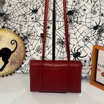 Coach VERY RARE VINTAGE LAURIE FLAP BAG # 9032 RED LEATHER Photo 1