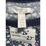 LC Lauren Conrad Lauren Conrad Floral Print Sleep Soft Top Comfy Long‎ Sleeve Crew Neck XXL Photo 2