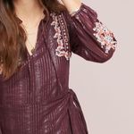 Anthropologie NWT Anthro Dolan Amber Embroidered Wrap Dress Photo 2