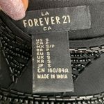 Forever 21  Black Beaded Open Back Mini Dress Photo 3