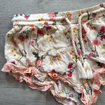 Z&L Europe made in India floral dainty loungewear sleep shorts with tassels Orange Size M Photo 2