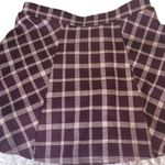 love on a hanger Plaid Skirt  Juniors 5 Purple Beige Photo 1