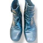 Earth Origins Black Ankle Boots Womens 8.5M Mod Goth Minimalist Classic Booties Photo 3