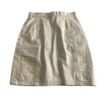 wilson's leather Vintage Genuine Leather Mini Skirt Cream Wilsons Suede & Leather 8 Photo 1