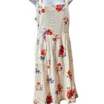 Anthropologie Meadow Rue Floral Ingalls Tie-Waist Dress Size 6 Summer Sun Dress Photo 3