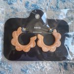 Mango NWT  Resin Pendant Earrings Photo 4