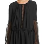 Free People The Soul Serene Black Boho Tunic Top Photo 0