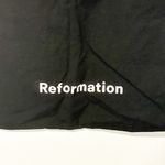 Reformation Black Reusable Small Tote Cotton Shopping Carry All Bag Photo 1